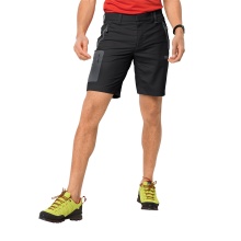 Jack Wolfskin Softshellshort Active Track schwarz Herren